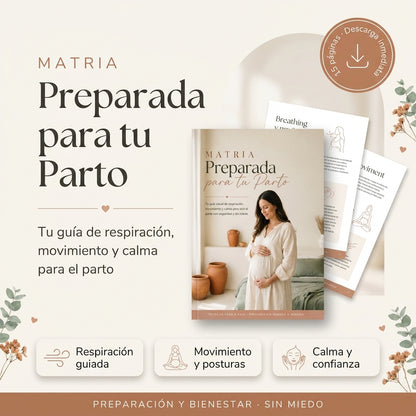Llega a tu parto con calma, no con miedo.