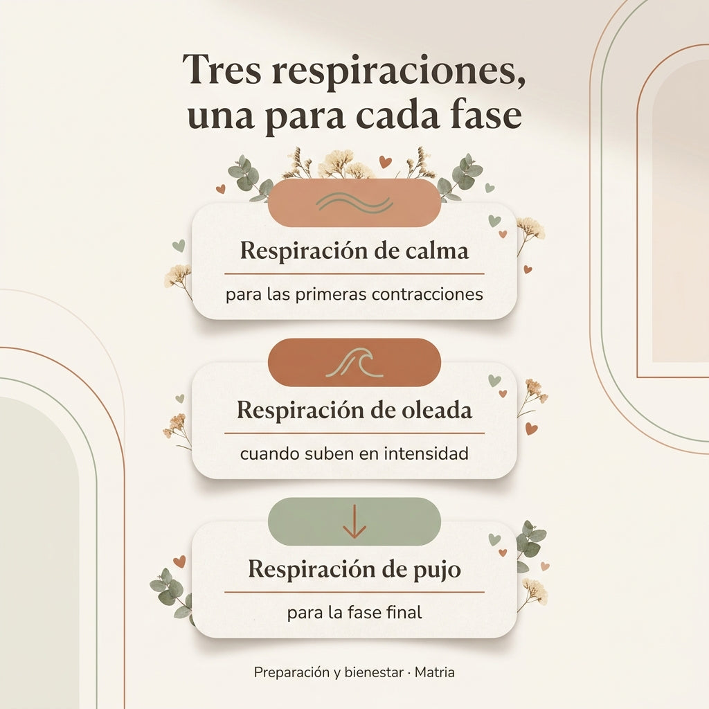 Llega a tu parto con calma, no con miedo.