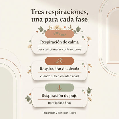 Llega a tu parto con calma, no con miedo.